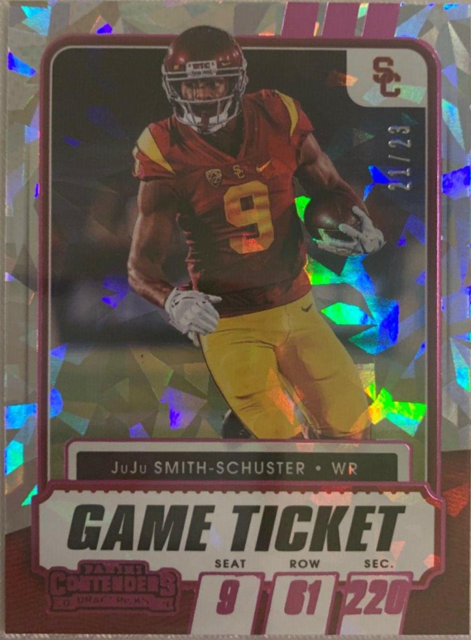 JuJu Smith Schuster [Pink Cracked Ice] #90