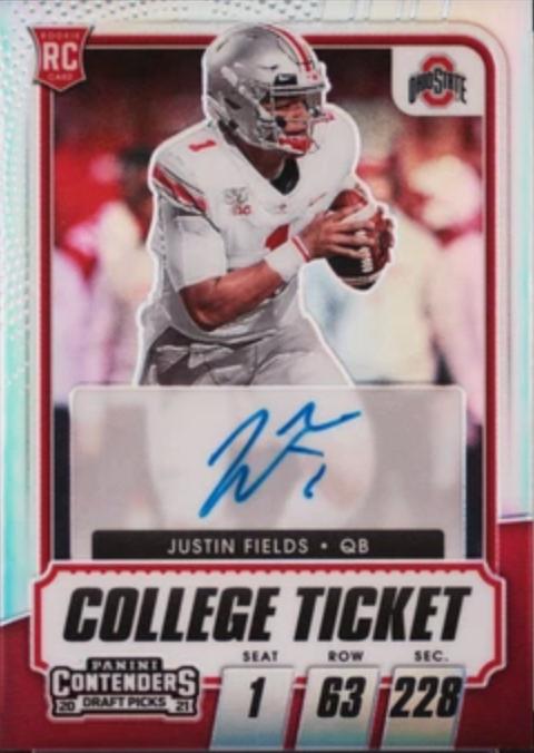 Justin Fields [Autograph Premium] #104