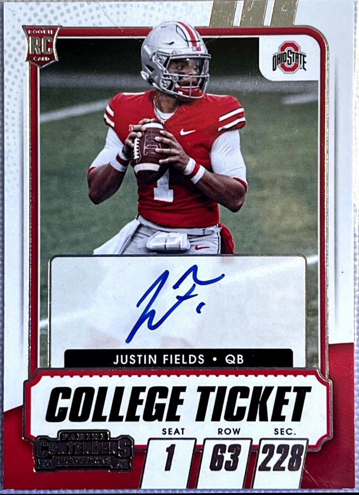 Justin Fields [Autograph] #104