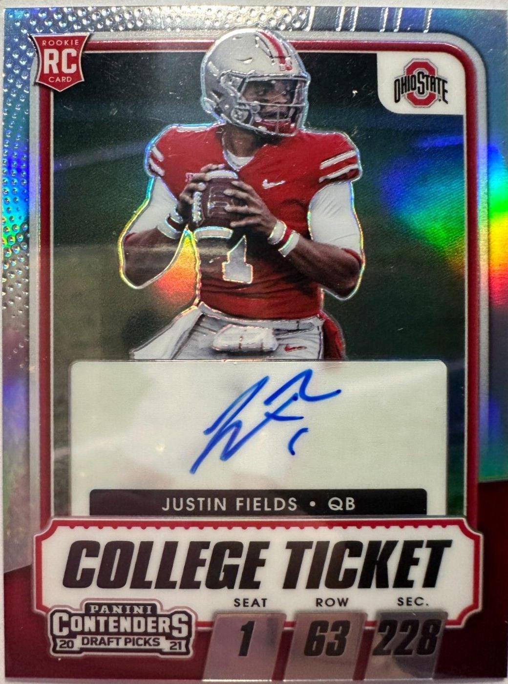 Justin Fields [Autograph] #104C