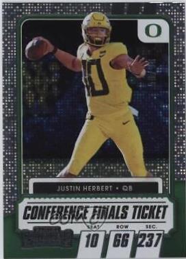 Justin Herbert [Conference Finals Ticket] #11