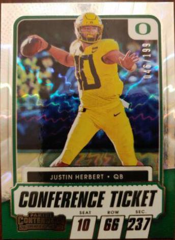 Justin Herbert [Conference Ticket] #11