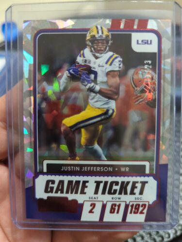 Justin Jefferson [Red Cracked Ice] #30
