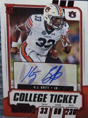 K. J. Britt [Autograph Red] #173