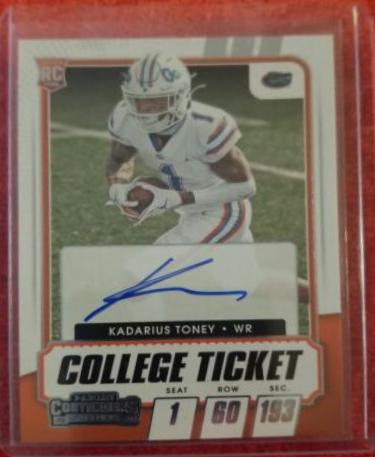 Kadarius Toney [Autograph Campus Ticket] #105