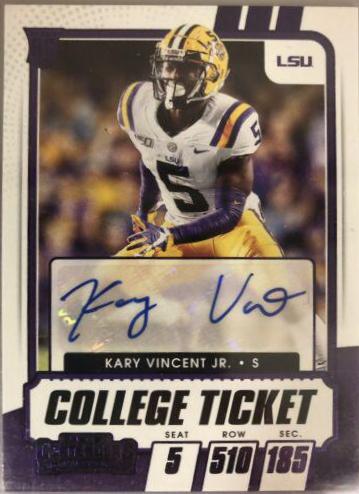 Kary Vincent Jr. [Autograph Purple] #259