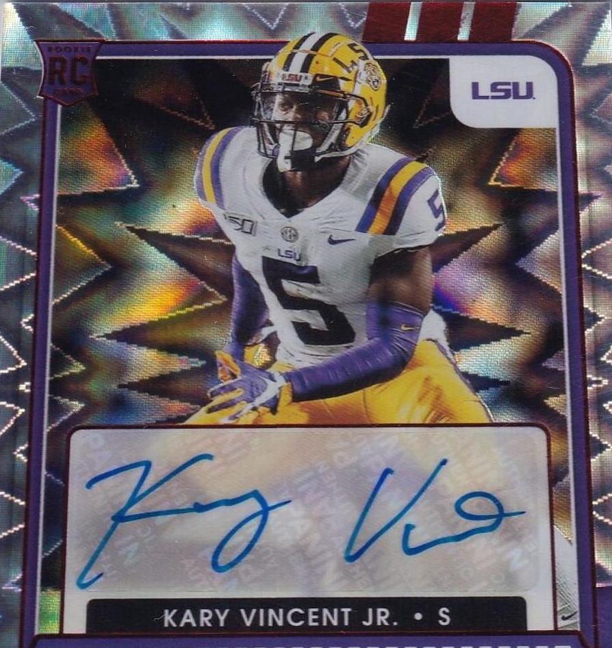 Kary Vincent Jr. [Autograph Red Explosion] #259