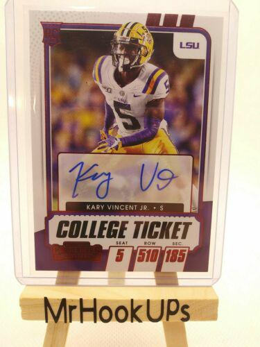 Kary Vincent Jr. [Autograph Red] #259