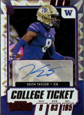 Keith Taylor [Autograph Red Explosion] #294