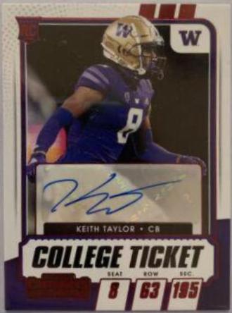 Keith Taylor [Autograph Red] #294