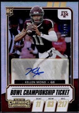 Kellen Mond [Autograph Bowl Championship Ticket] #127