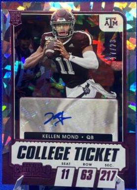 Kellen Mond [Autograph Pink Cracked Ice] #127