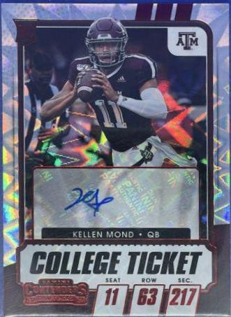 Kellen Mond [Autograph Red Explosion] #127
