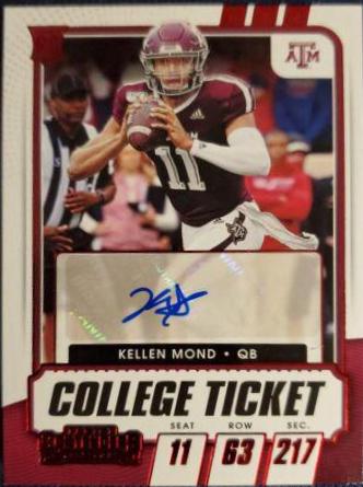 Kellen Mond [Autograph Red] #127