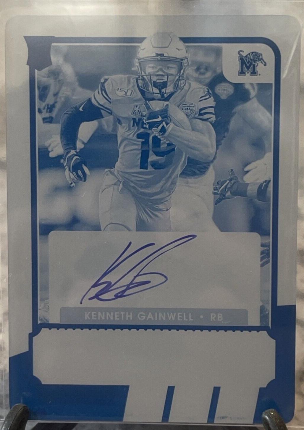 Kenneth Gainwell [Autograph Campus Ticket] #108