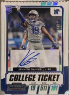 Kenneth Gainwell [Autograph Stub] #108C