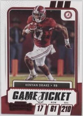 Kenyan Drake [Red Zone Ticket] #70