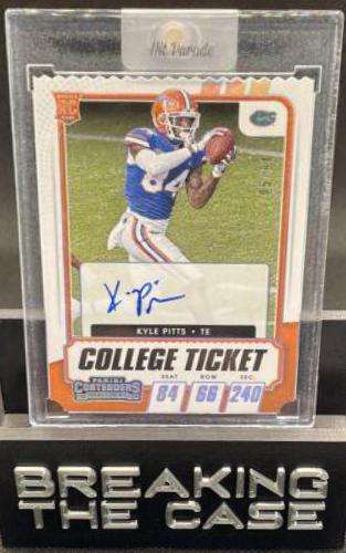Kyle Pitts [Autograph Campus Ticket] #114
