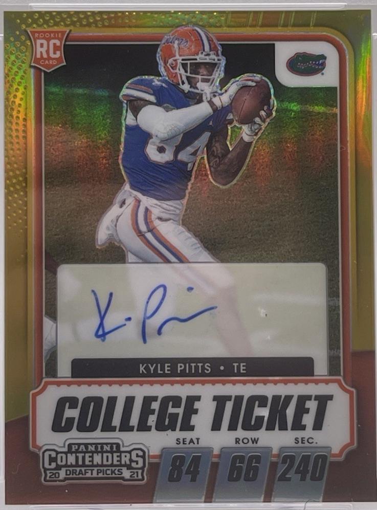 Kyle Pitts [Autograph Premium Gold] #114