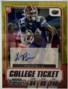 Kyle Pitts [Autograph Premium Gold] #114C