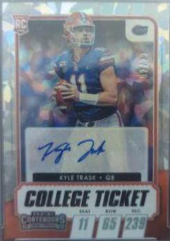 Kyle Trask [Autograph Cracked Ice Ticket] #113