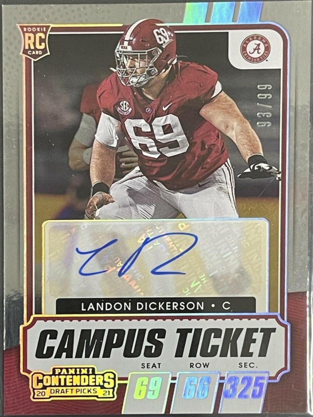 Landon Dickerson [Autograph Campus Ticket] #234