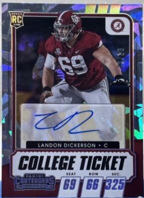 Landon Dickerson [Autograph Cracked Ice Ticket] #234