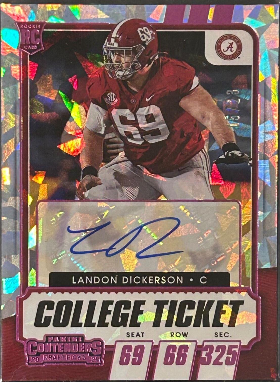Landon Dickerson [Autograph Pink Cracked Ice] #234
