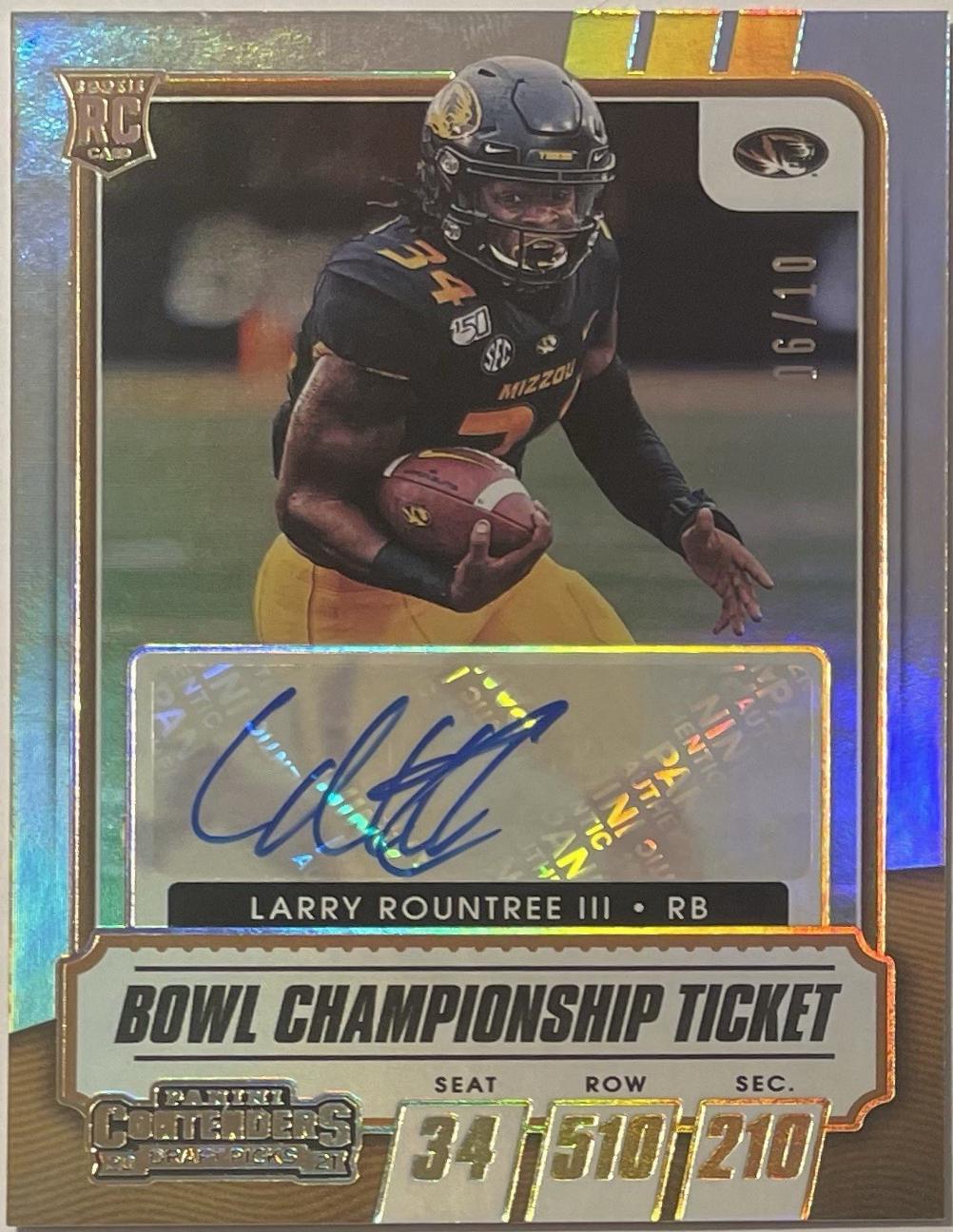 Larry Rountree III [Autograph Bowl Championship Ticket] #174