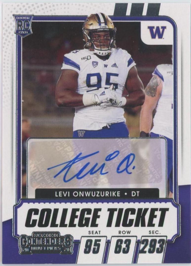 Levi Onwuzurike [Autograph Campus Ticket] #229