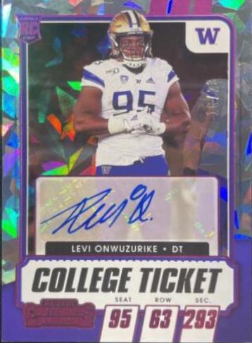 Levi Onwuzurike [Autograph Pink Cracked Ice] #229