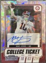 Mac Jones [Autograph Campus Ticket] #111