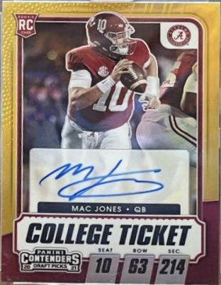 Mac Jones [Autograph Premium Gold] #111