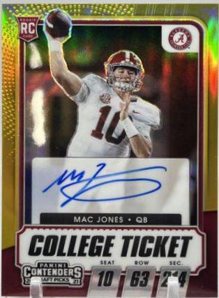 Mac Jones [Autograph Premium Gold] #111C