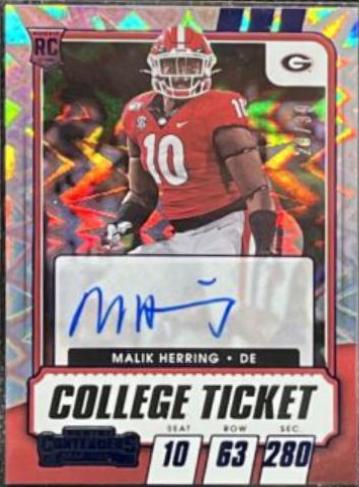 Malik Herring [Autograph Blue Explosion] #318