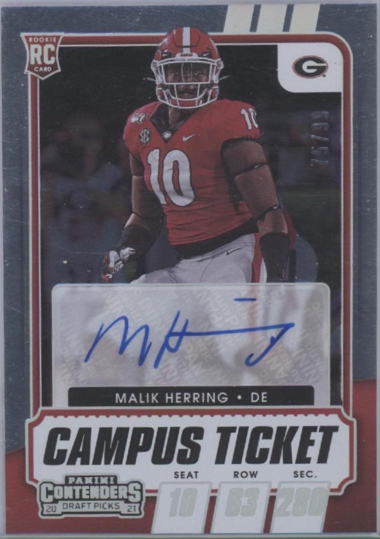 Malik Herring [Autograph Blue] #318