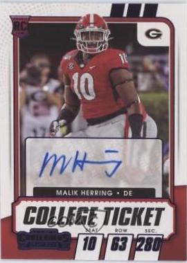 Malik Herring [Autograph Purple] #318
