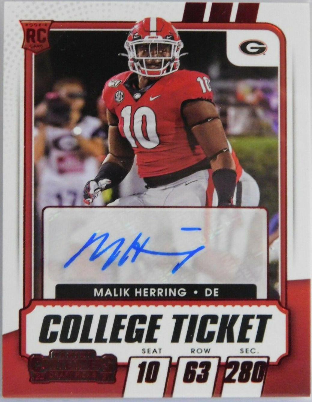 Malik Herring [Autograph Red] #318