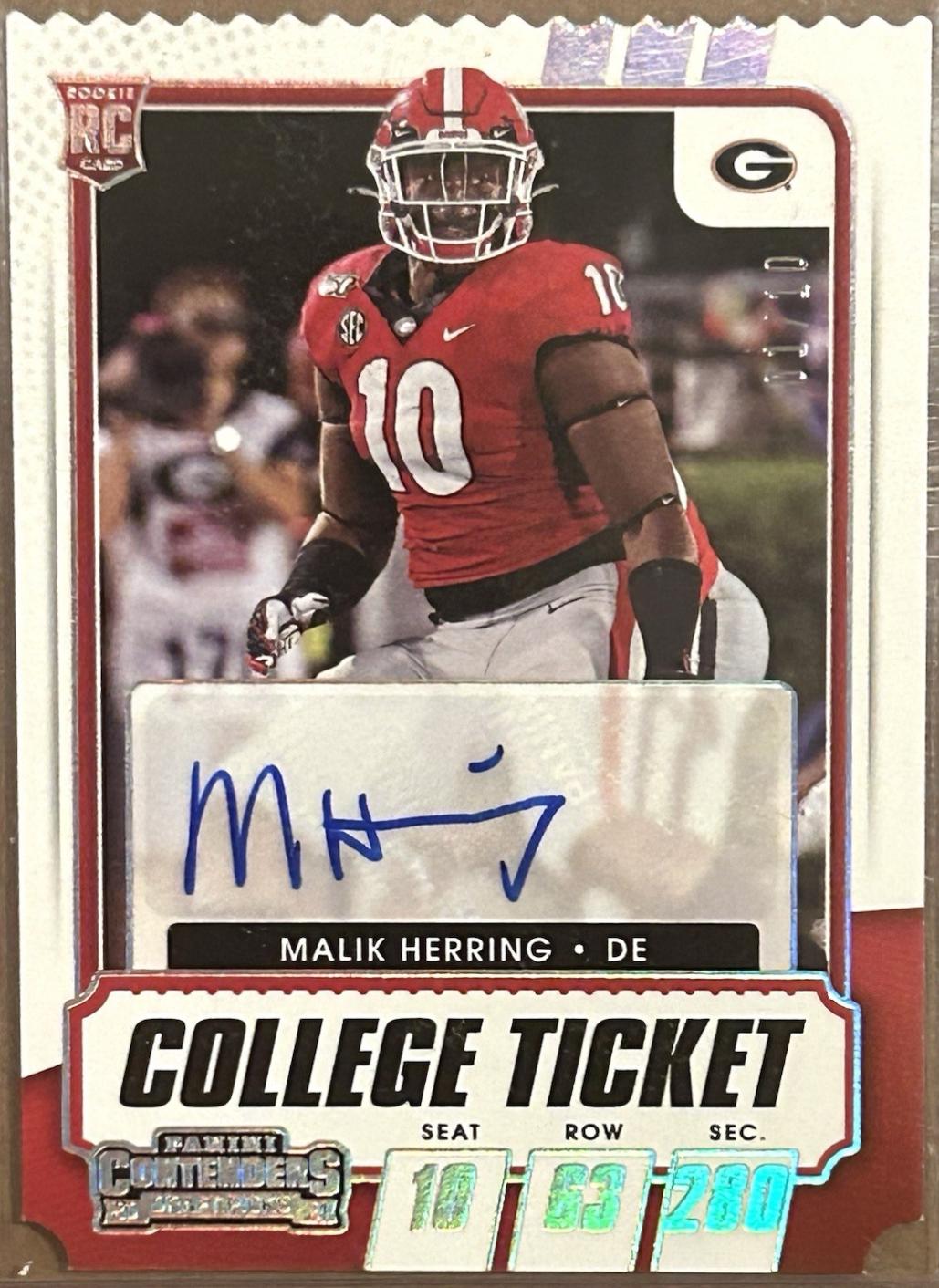 Malik Herring [Autograph Stub] #318