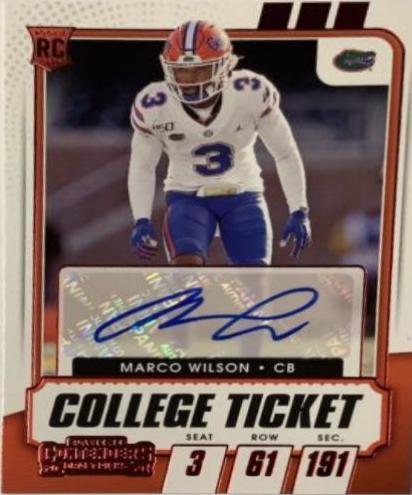 Marco Wilson [Autograph Campus Ticket] #210