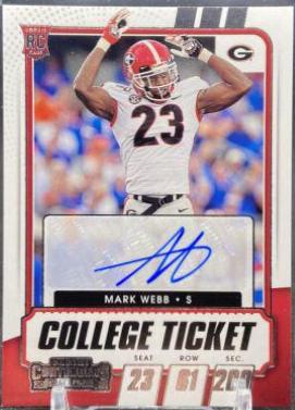 Mark Webb [Autograph Campus Ticket] #248