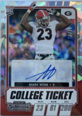 Mark Webb [Autograph Cracked Ice Ticket] #248