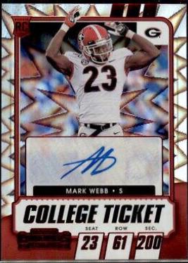 Mark Webb [Autograph Red Explosion] #248