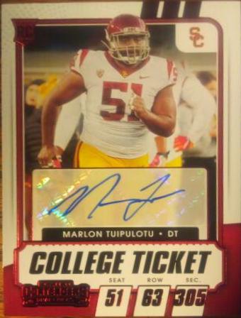 Marlon Tuipulotu [Autograph Campus Ticket] #269