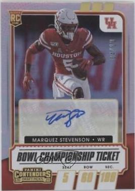 Marquez Stevenson [Autograph Bowl Championship Ticket] #184