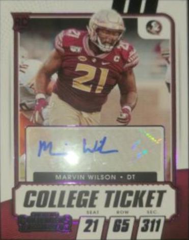 Marvin Wilson [Autograph Purple] #167