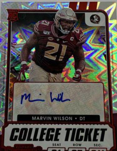 Marvin Wilson [Autograph Red Explosion] #167