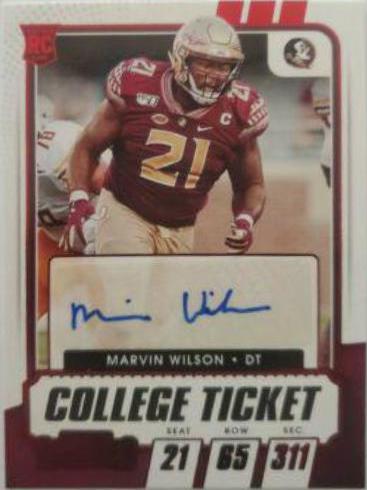 Marvin Wilson [Autograph Red] #167