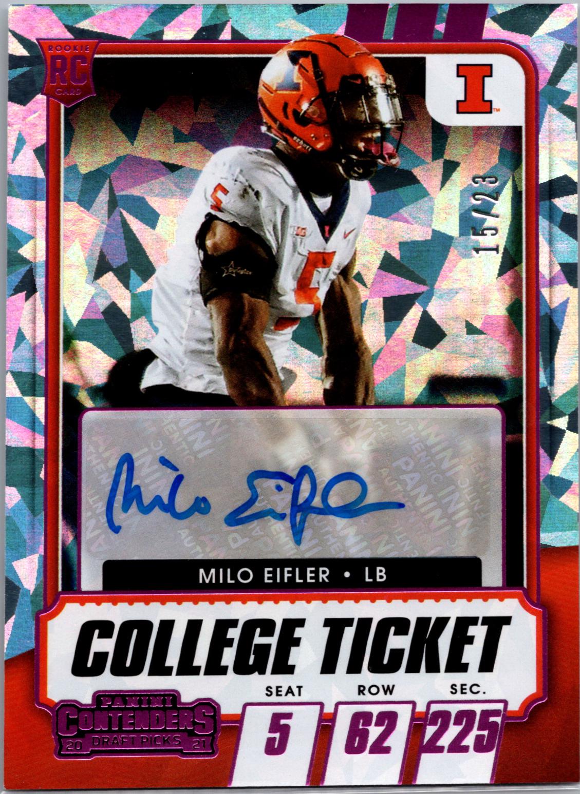 Milo Eifler [Autograph Pink Cracked Ice] #267