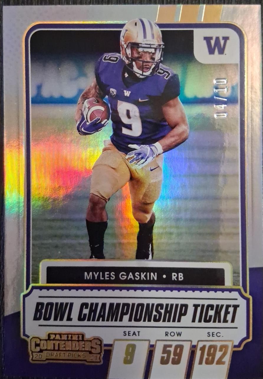 Myles Gaskin [Bowl Championship Ticket] #61